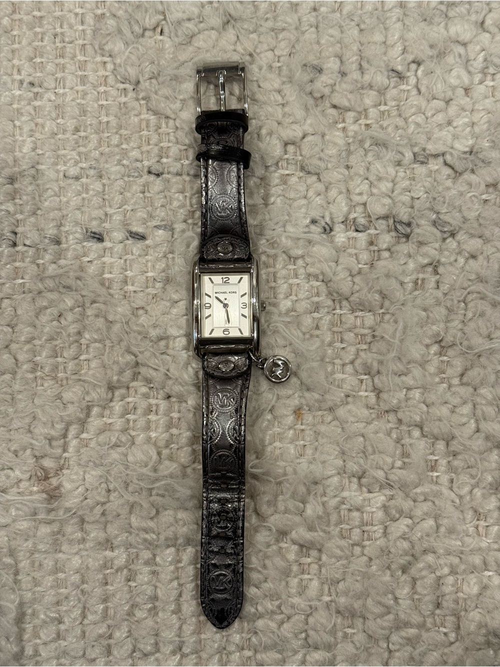 Michael Kors Vintage Metallic Leather Charm Watch MK-2247